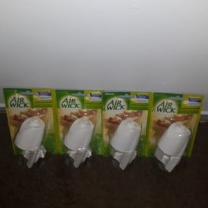 4 New Air Wick Scented Oil Warmers